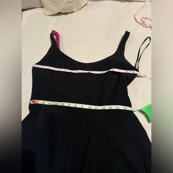 Betsy &Adam Black Taffeta Dress - Picture 9 of 10